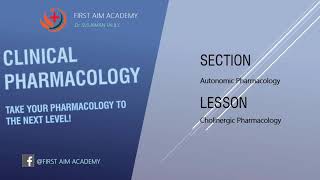 Cholinergic Pharmacology Part 1, ANS Video 4 فارمکولوژی کولینرجیک قسمت اول،