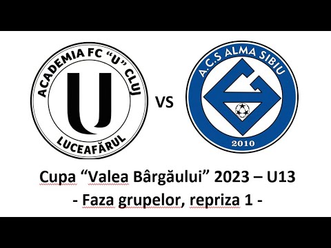 Cupa “Valea Bârgăului” 2023 – U13 (U Cluj 2010 - Școala de Fotbal Alma Sibiu 2010), repriza 1