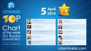 ListenArabic Top 10 Arabic Songs 2014 Chart April 5 توب 10 اغاني عربية