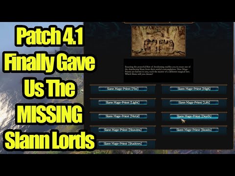Patch 4.1 New Content For Lizardmen - Missing Slann Lords - Total War Warhammer 3