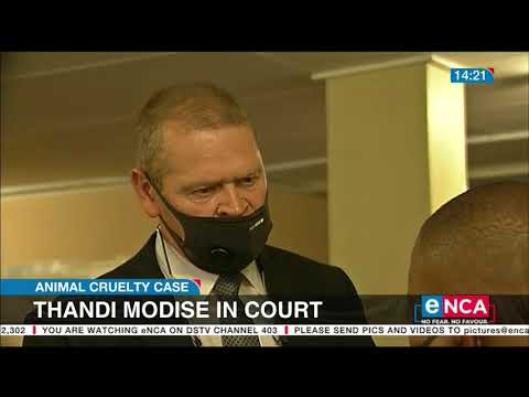 Animal Cruelty Case Thandi Modise in Court