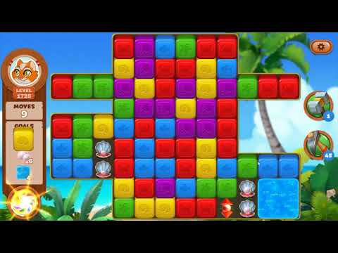 Lost Island Blast Adventure Level 1728 NO BOOSTERS - A S GAMING