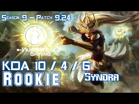 IG Rookie SYNDRA vs LEBLANC Mid - Patch 9.24 KR Ranked