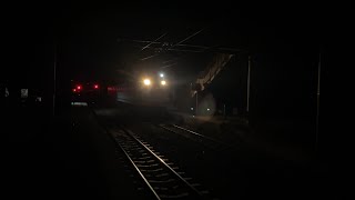 (ありがとう四国内EF65運用)JR四国 粟井駅 3073ﾚ EF65松山貨物運用 通過