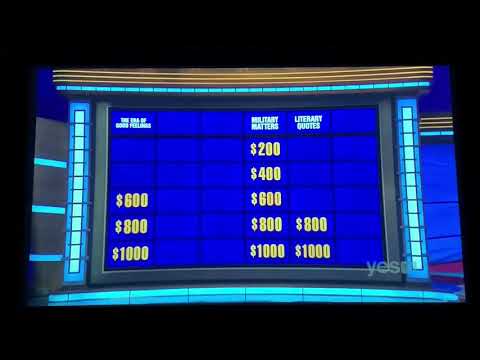 Jeopardy, Kristin Hucek Day 4 - 1st Daily Double (10/20/20)