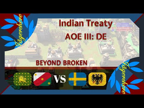 INSTANT SEPOY!?!?! | 2v2 Treaty with Indian | AOE III: DE