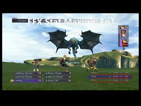 Final Fantasy X Stat Maxing Guide Episode 1: Defeating One Eye for Triple AP Weapons!