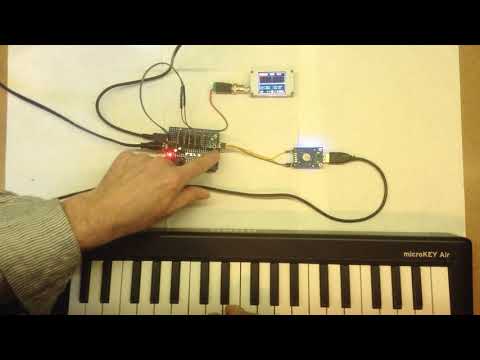 AD9833 MIDI Poly Signal Generator