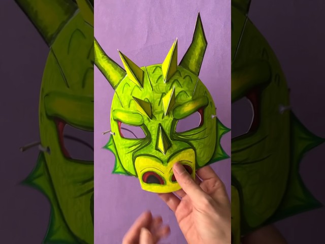 Vídeo relacionado con Fartoni Mascara Dragon Verde Para Niño O Adulto Sin Alas Ni Otros Complementos Solo Mascara, Ideal Para Disfraz Dragon Niño, Carnaval Y Disfraz Original Con Diseño Impactante