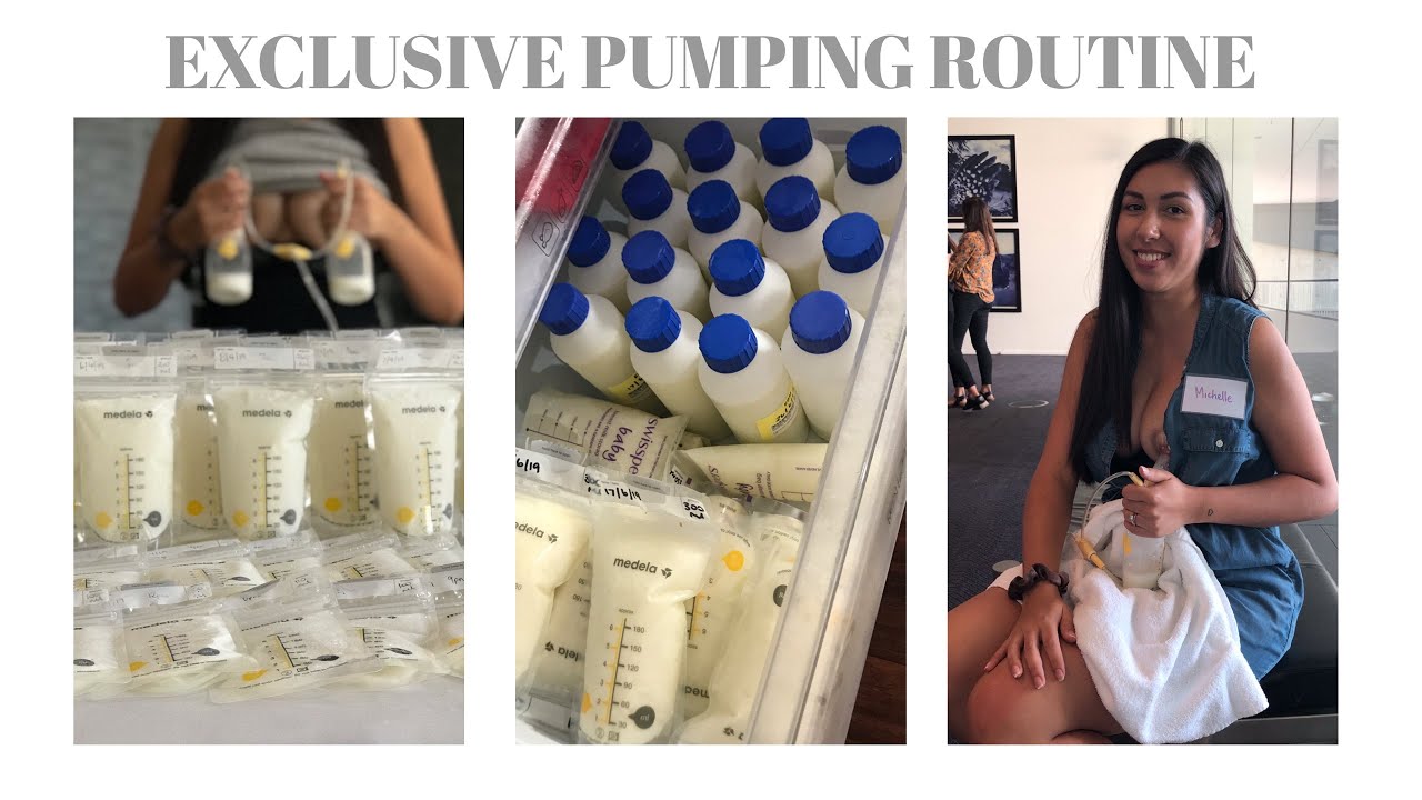 EXCLUSIVE PUMPING ROUTINE | EXPRESSING BREASTMILK