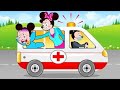 ᴴᴰ Mickey Mouse Minnie Mouse Sick To See A Doctor Funny Story Rain Rain Go Away Cartoon For Kids