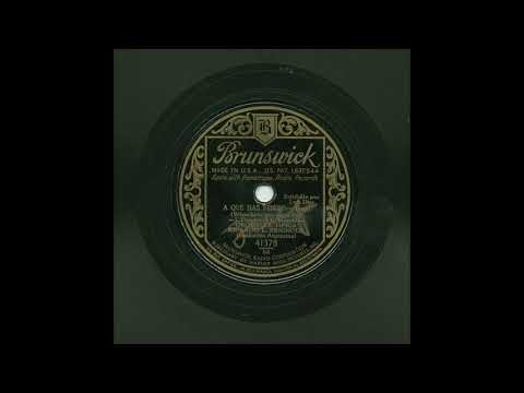 Orquesta Tipica Ricardo L. Brignolo - A Que Has Venido - Brunswick 41378-