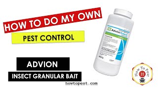 How To Do My Own Pest Control - Advion Insect Granular Bait - Syngenta