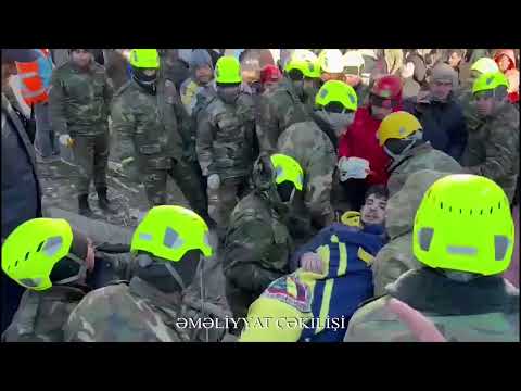 FHN-in xilasediciləri tərəfindən 44 nəfər dağıntılar altından sağ çıxarılıb