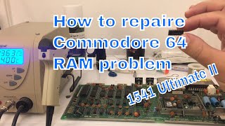 How to repaire Commodore 64 RAM problem with the help of 1541 Ultimate II Cartridge part 2/2
