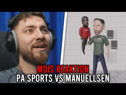 Mois REACTS to PA SPORTS vs MANUELLSEN with FLER, ANIMUS and SINAN G 😂 Mois Reaction