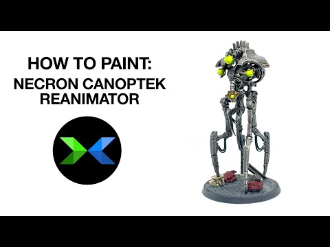 How to paint NECRON CANOPTEK REANIMATOR // Painting Indomitus Necrons