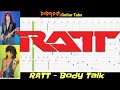 Body Talk - RATT - Guitar TABS Lesson