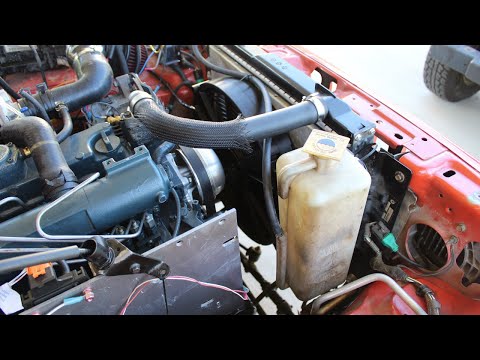 Installing a Derale High Output Electric Fan on my diesel TJ Wrangler