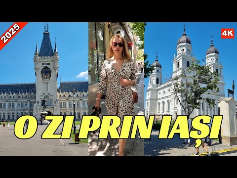 Plimbare prin IASI Romania / Ce obiective turistice poti vizita / Video 4K august 2025 #iasi 
