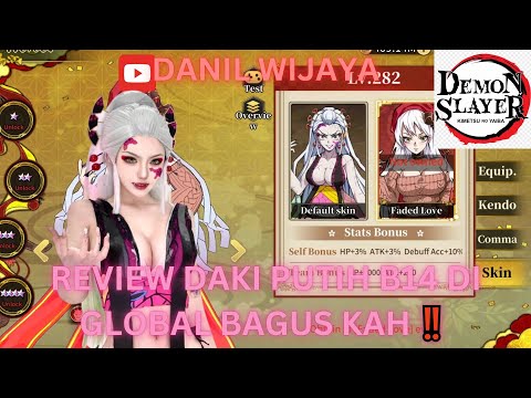 REVIEW DAKI PUTIH B14 DI GLOBAL BAGUS KAH ‼️  - DEMON SLAYER BLADE OF HASHIRA 🔥
