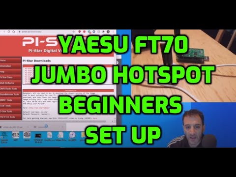 Yaesu FT70 -Beginners- Jumbo Hotspot Setup-Pistar