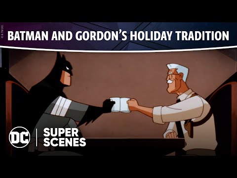 Batman: The Animated Series - Batman and Gordon's Holiday Tradition | Super Scenes | DC