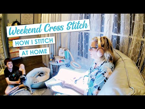 ✨ WATCH ME STITCH ✂ What I Stitched in ONE Night 🌠 Stitching at Home ⏰ TIME LAPSE