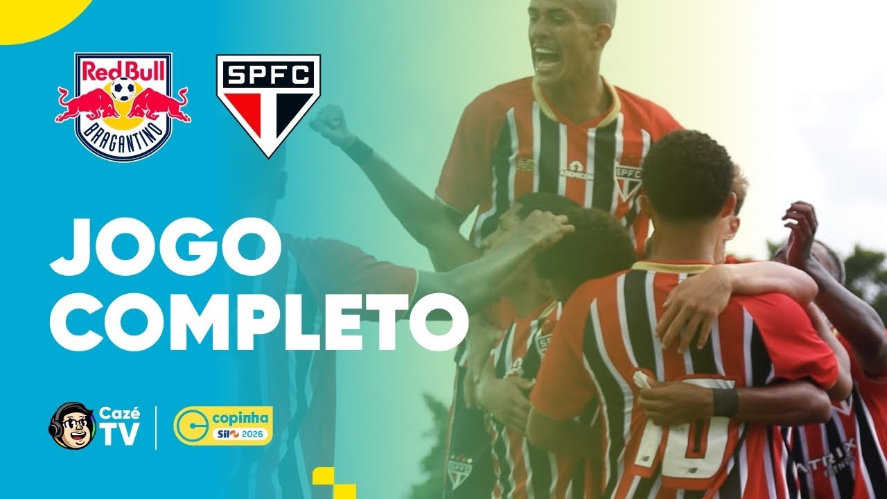 JOGO COMPLETO: RED BULL BRAGANTINO X SÃO PAULO | COPINHA 2026 | OITAVAS DE FINAL