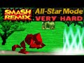 Smash Remix All Star Mode Gameplay With Polygon Donkey Kong VERY HARD