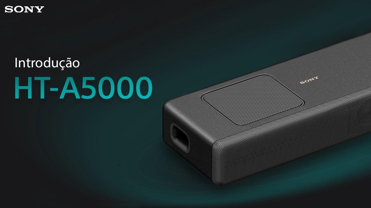 Barra de som HT-A5000 | 5.1.2 canais | Dolby Atmos | Sony Portugal
