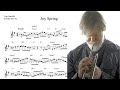 Tom Harrell's trumpet solo TRANSCRIPTION on 'Joy Spring' (Bb)