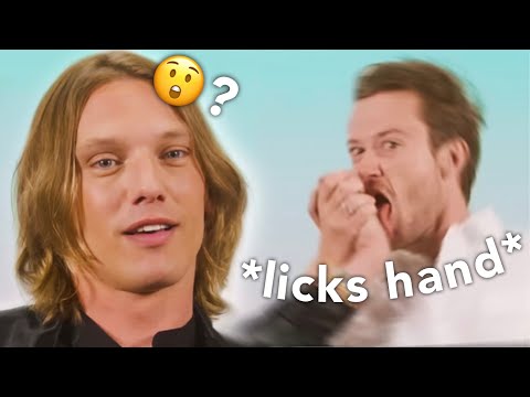 joseph quinn and jamie bower being a CHAOTIC duo for 4 minutes straight