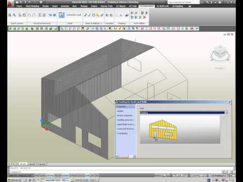 Autodesk Advance Steel - Erstellen Sie die Fassade Ihres Gebäudes in wenigen Schritten
