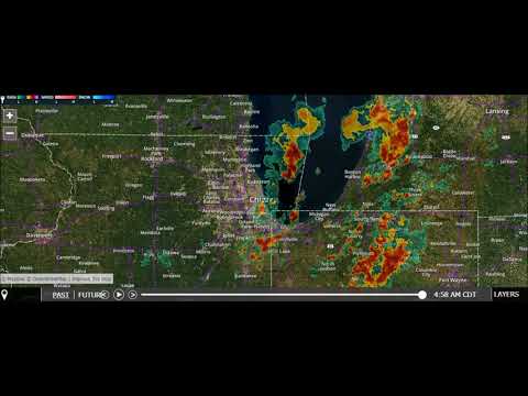 Thunderstorm early Saturday morning at 4:30 AM August 25th 2018