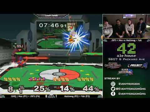 Construct 103 - GHQ | Nox + JSP3 vs Mattmog + Yuk - Melee Doubles LS