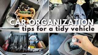 REALISTIC CAR ORGANIZATION IDEAS | 15 Organizers, Cleaning T
