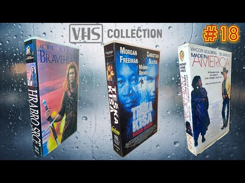 📼 VHS Movies Collection #18 — Braveheart, Hard Rain & Made in America (Original VHS Tapes)