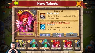 Rolling 57000 Gems For HeartBreaker + Talents Castle Clash