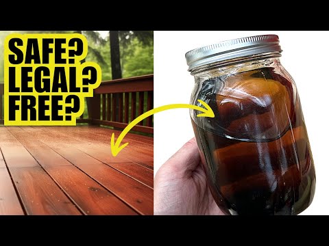 A FREE Wood Preservative That Last 100 YEARS For Decks And Fences