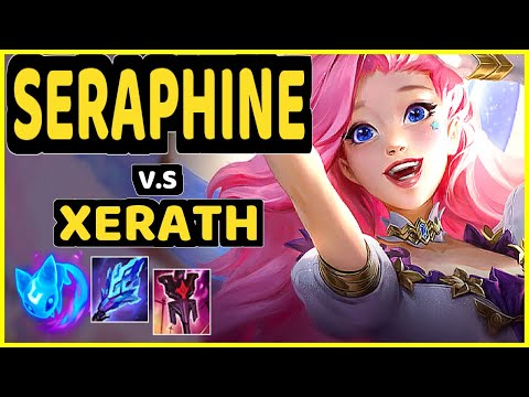 SERAPHINE vs XERATH - BOTTOM SUPPORT GAMEPLAY - EUW Ranked MASTER
