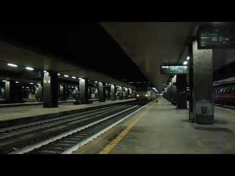 E656.039 + E403.010 in partenza con l' ICN 1955 Roma Termini - Siracusa/Palermo Centrale