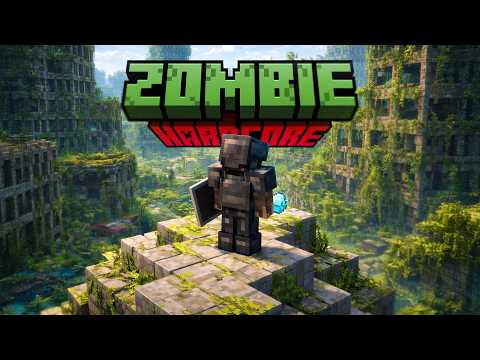 SURVIVING A HARDCORE MINECRAFT ZOMBIE CITY (full movie)