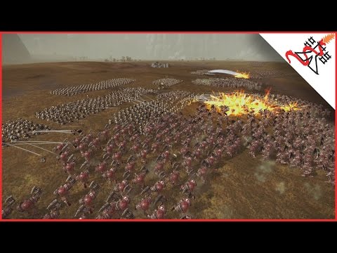 BLACK ORCS (Greenskins) vs IRONBRAKERS (Dwarfs) - Total War: WARHAMMER