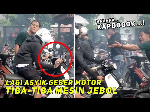 BANYAK GAYA...! Aksi GEBER Motor Berakhir Mesin Jebol