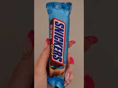 Snickers crisp ice cream✨