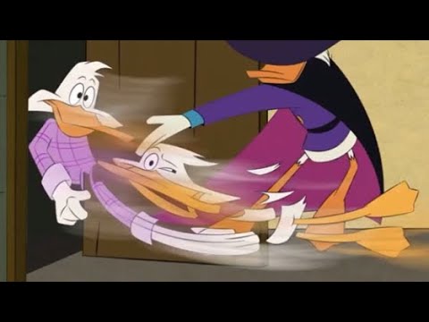 Darkwing duck getting hurt (( song: A hard knock life )) Ducktales 2017