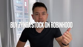 🔴 How To Buy Zynga ZNGA Stock On Robinhood 🔴