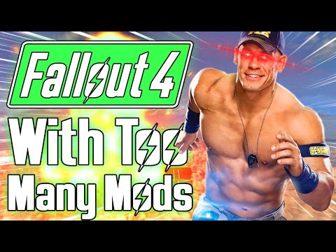 BREAKING FALLOUT 4 WITH CURSED MODS - Modded Fallout Is A Perfectly Balanced Game With No Exploits
