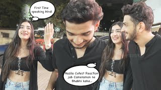 EXCLUSIVE : Munawar Faruqui Night Out with girlfriend Nazila Sitaishi | Bhabhi Ji ….. video